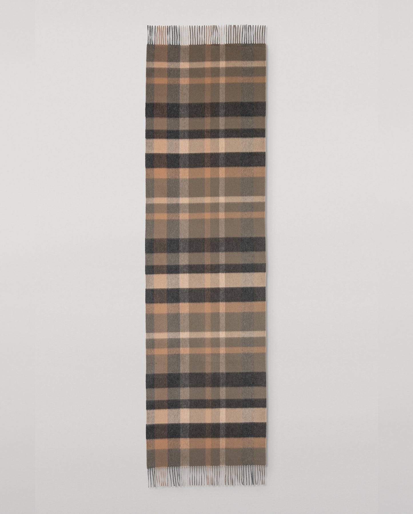 JOHNSTONS OF ELGIN CASHMERE MULTI CHECK SCARF 100% CASHMERE WA002635RU7754ONE
