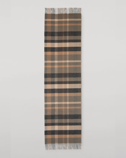 JOHNSTONS OF ELGIN CASHMERE MULTI CHECK SCARF 100% CASHMERE WA002635RU7754ONE
