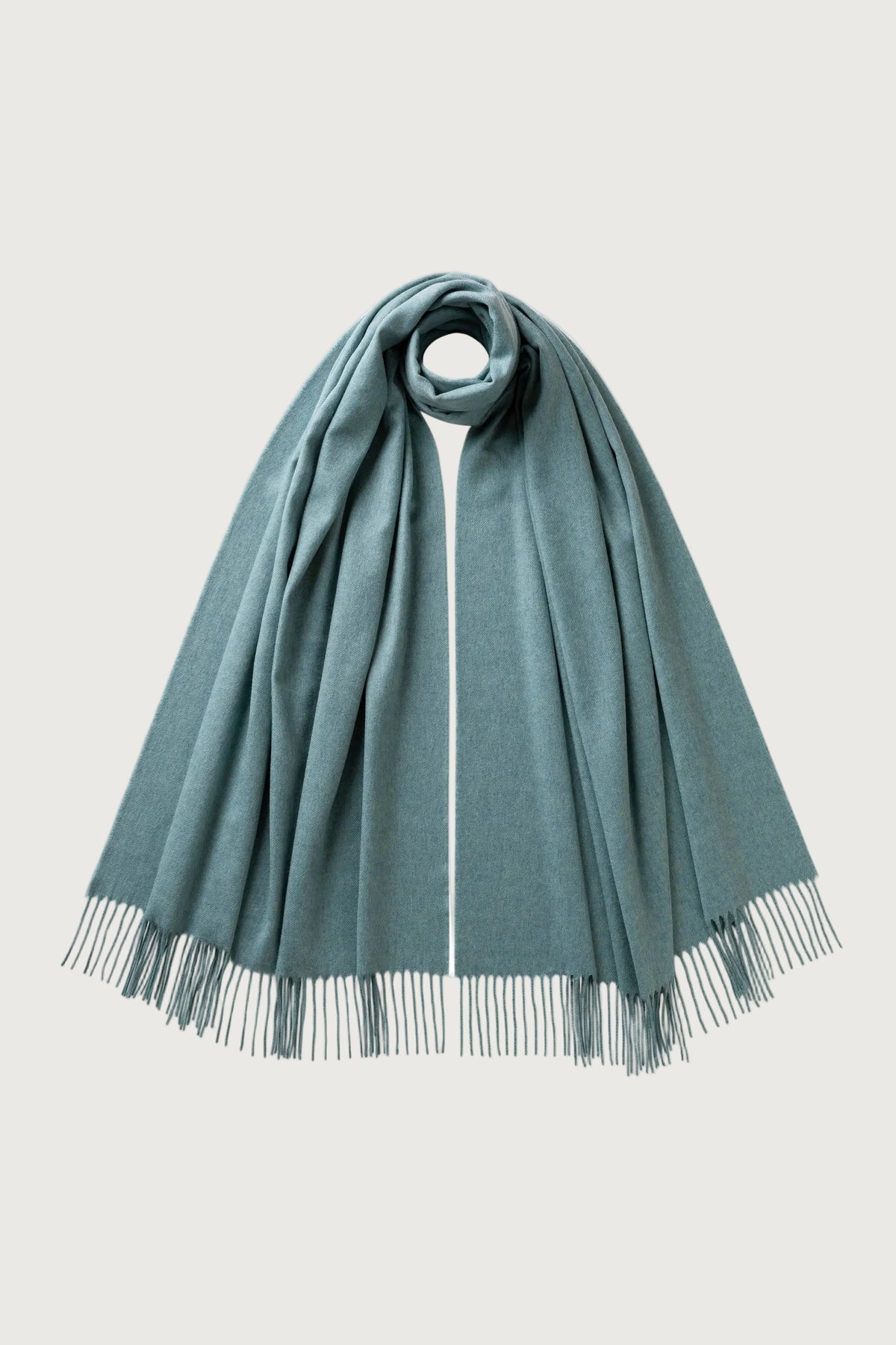 Johnstons of Elgin AW25 Woven Accessories Seascape Plain Cashmere Stole WA000056HC4291ONE