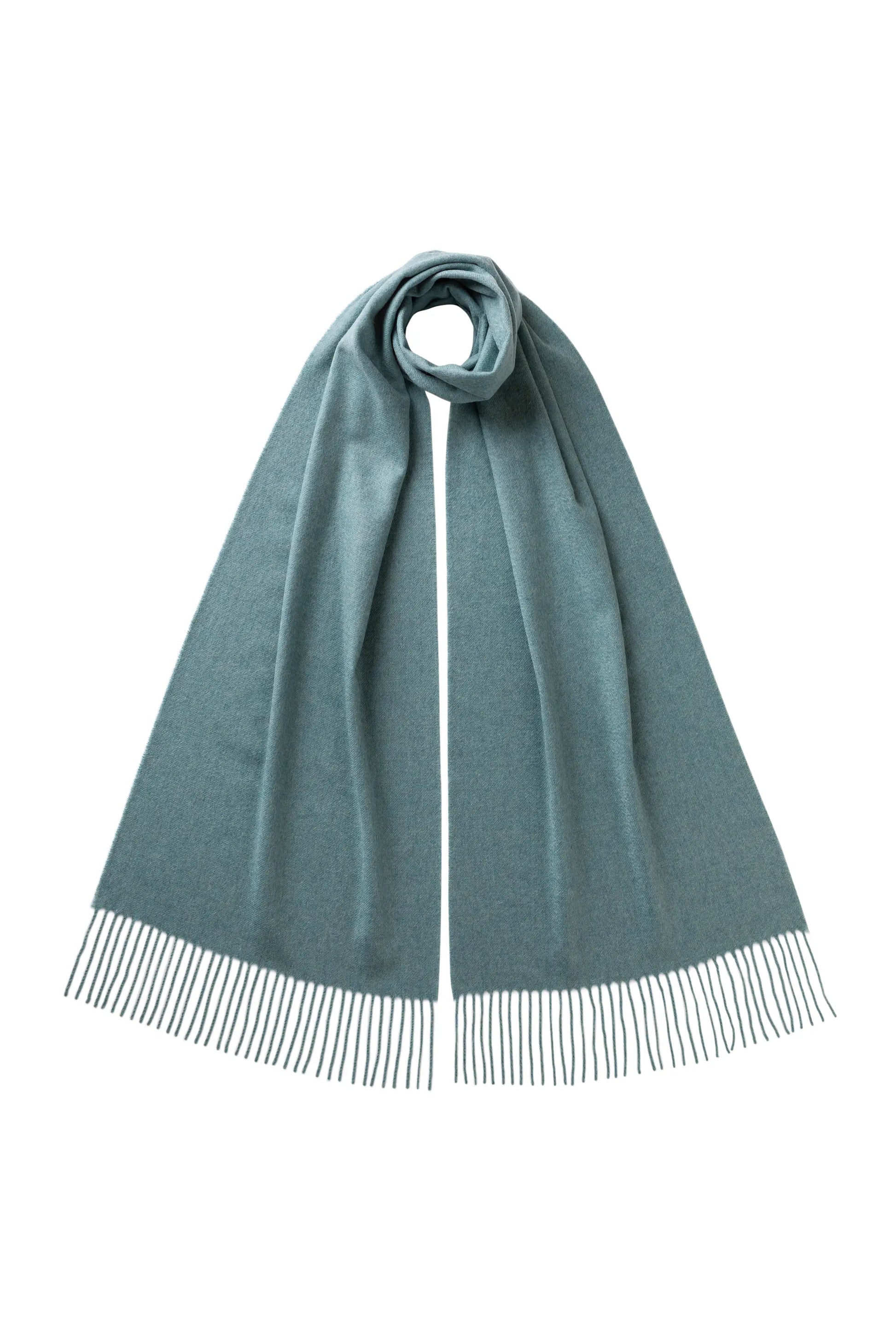 Johnstons of Elgin AW25 Woven Accessories Seascape Seascape Wide Cashmere Scarf WA000057HC4291ONE