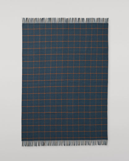 Johnstons of Elgin Blanket Collection Bright & Dark Check Double Face Lambswool Throw WD000021RU6315N/A