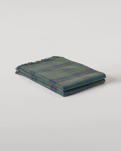 Johnstons of Elgin Blanket Collection Bright & Dark Check Double Face Lambswool Throw WD000021RU6315N/A