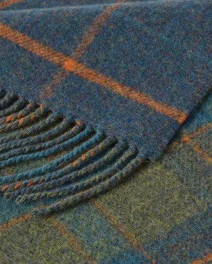 Johnstons of Elgin Blanket Collection Bright & Dark Check Double Face Lambswool Throw WD000021RU6315N/A