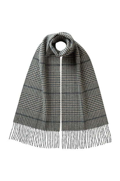 Johnstons of Elgin Bottle Green Tweed Scarf WDC01923RU7652ONE